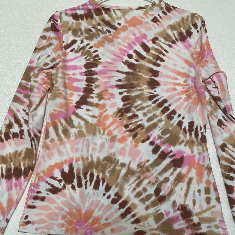 Lands End Long Sleeve Tye Dye Top. Various sizes. - Picture 2 of 8